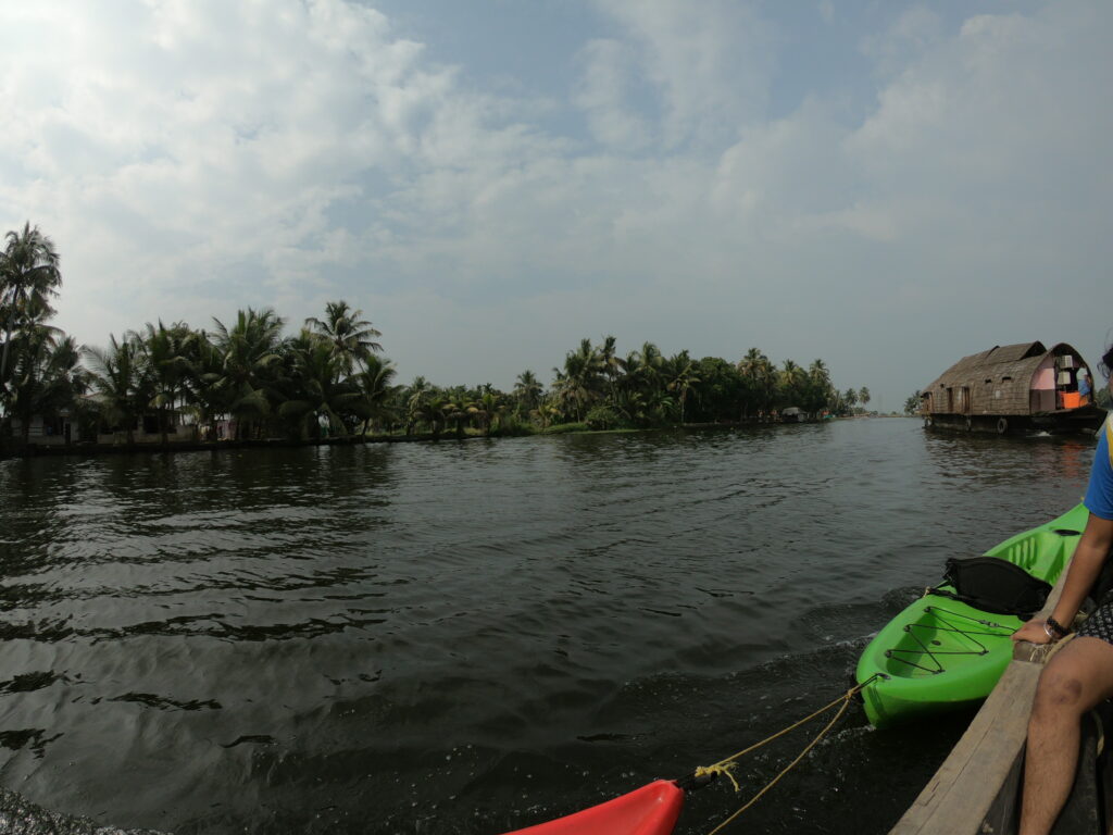 Kayaking in alleppey