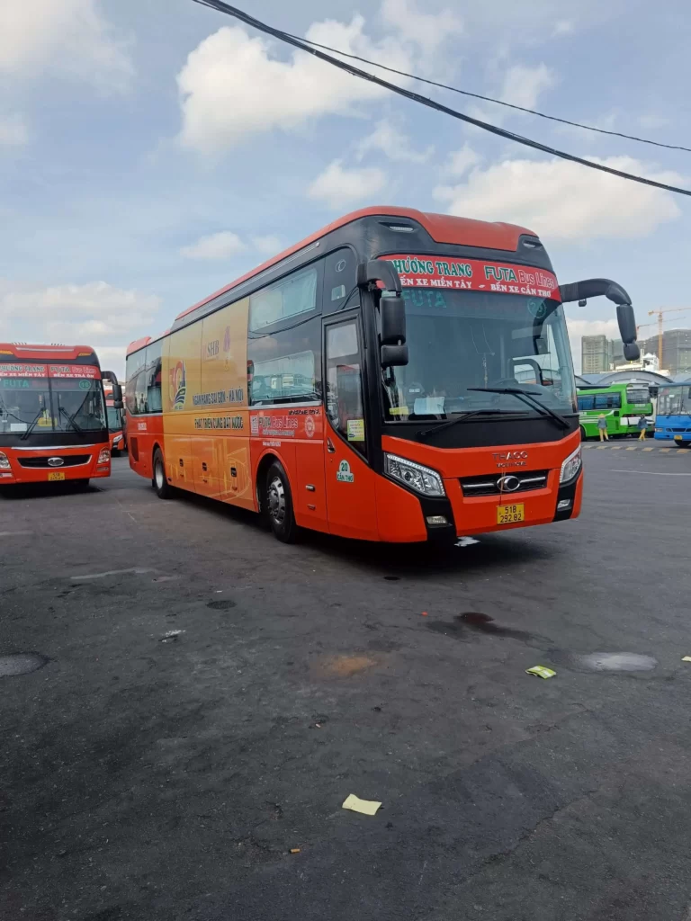 Buses making the travel around Vietnam feasible