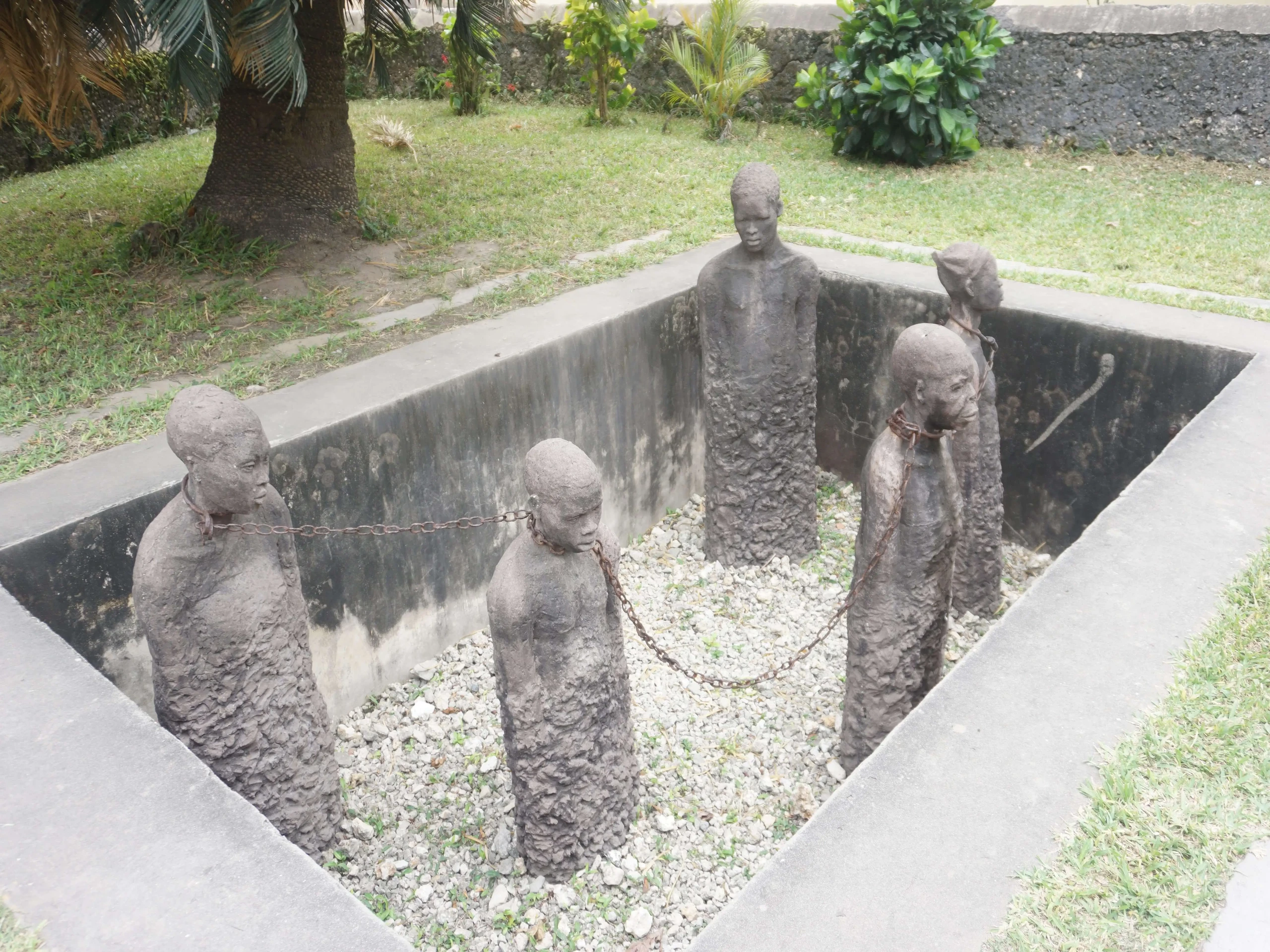 Artwork at the Old Slave market in Stone Town