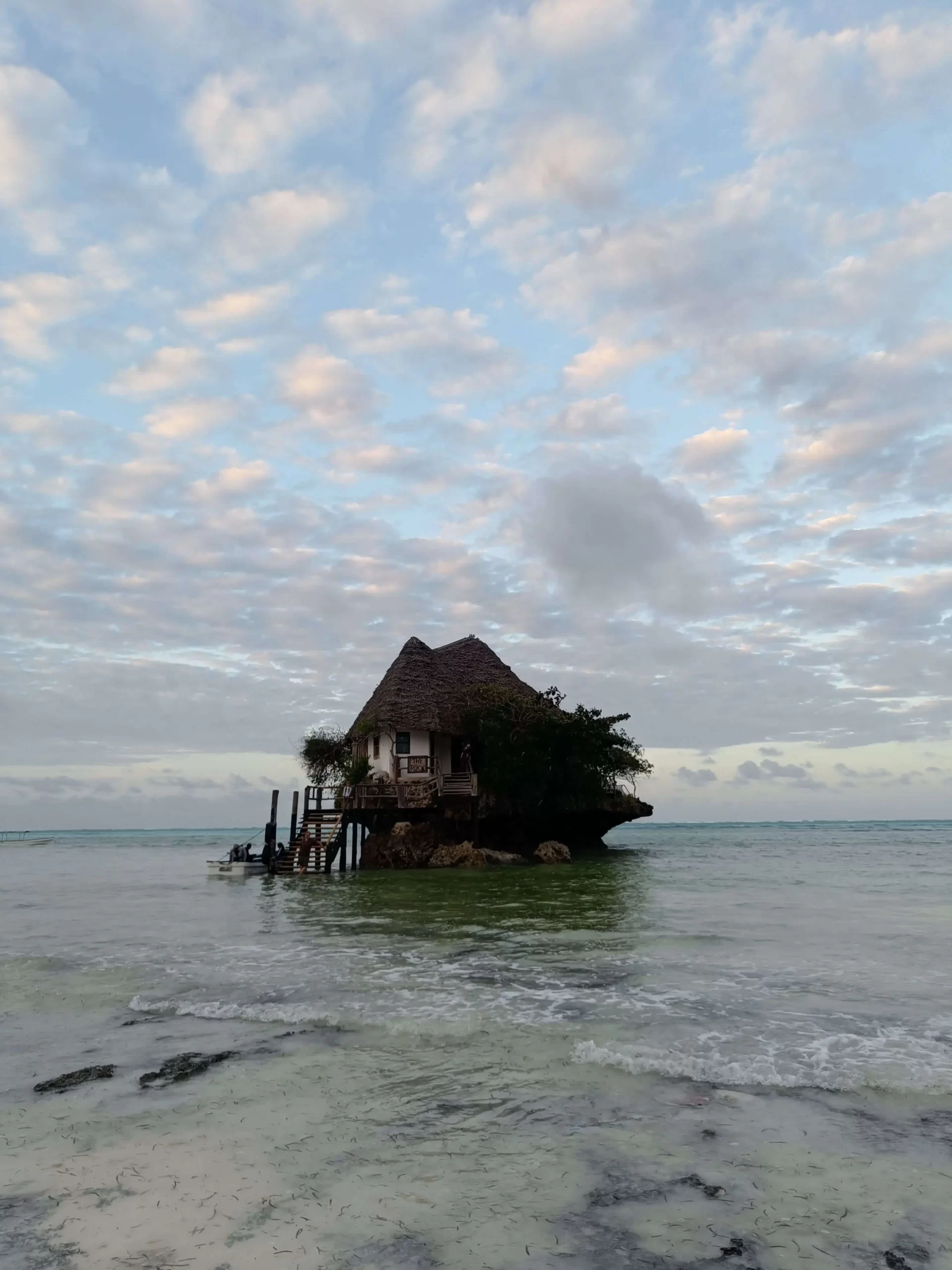 Rock restaurant in Zanzibar