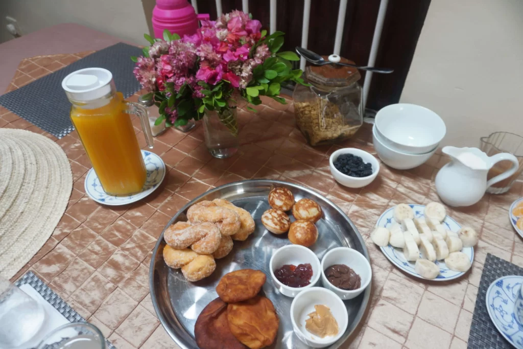 Delicious local breakfast in Zanzibar