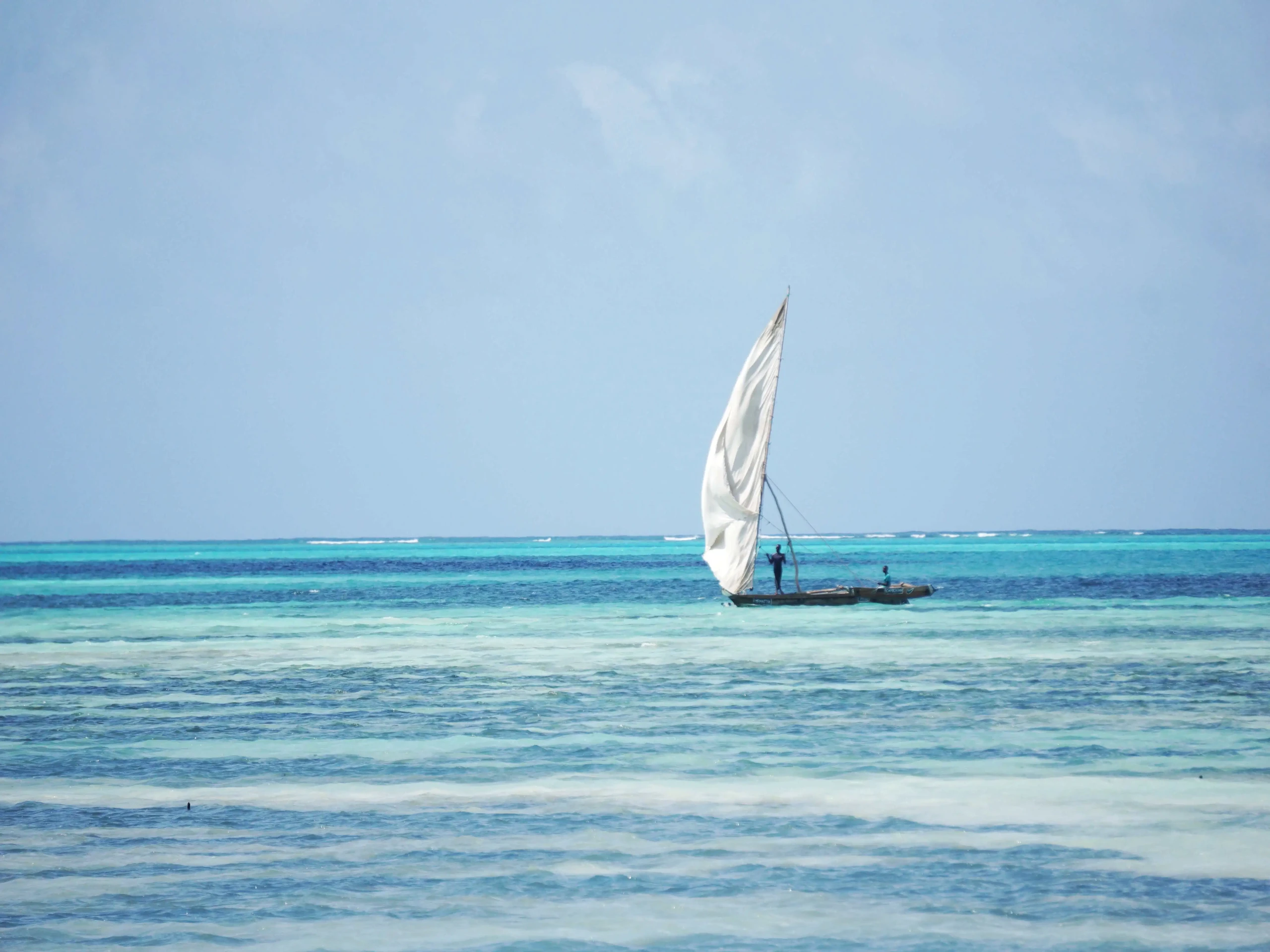 Blue waters of Zanzibar