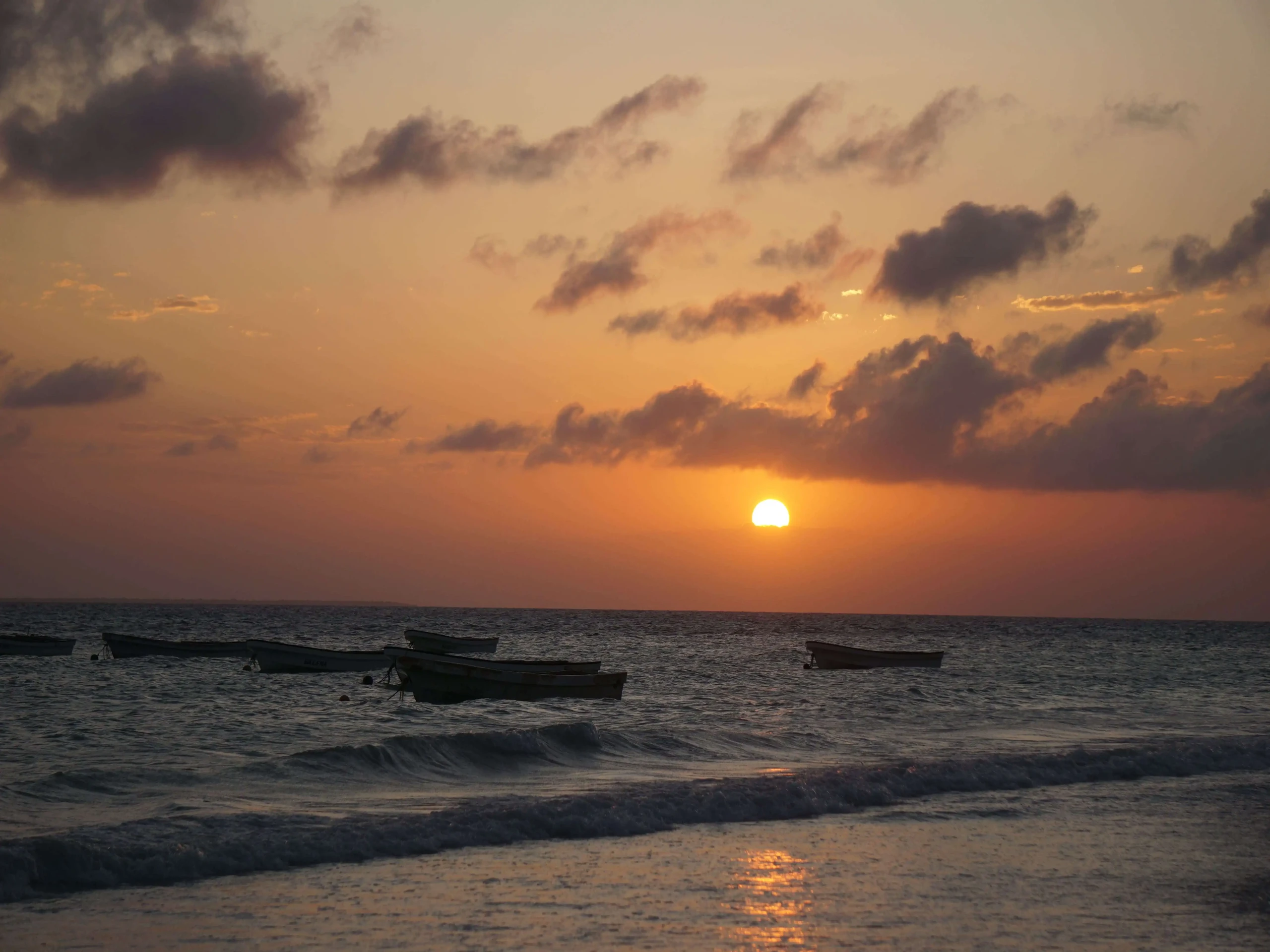 Sunset at Kizimkazi beach