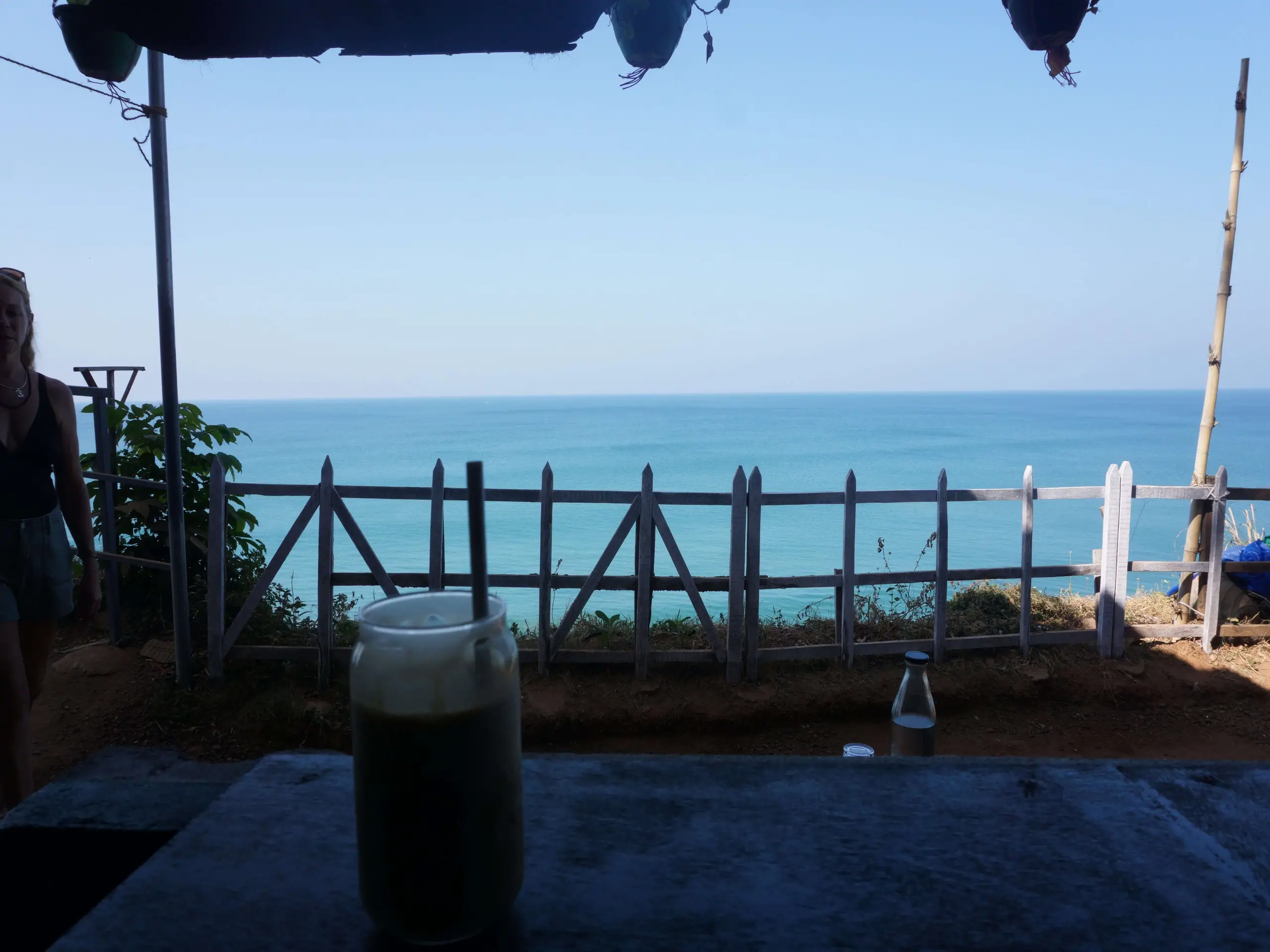 Aum cafe with sea views