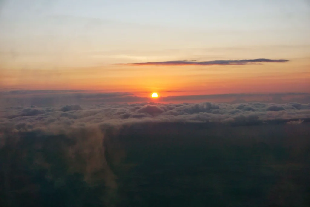 Sunrise from the top of Ol Doinyo Lengai