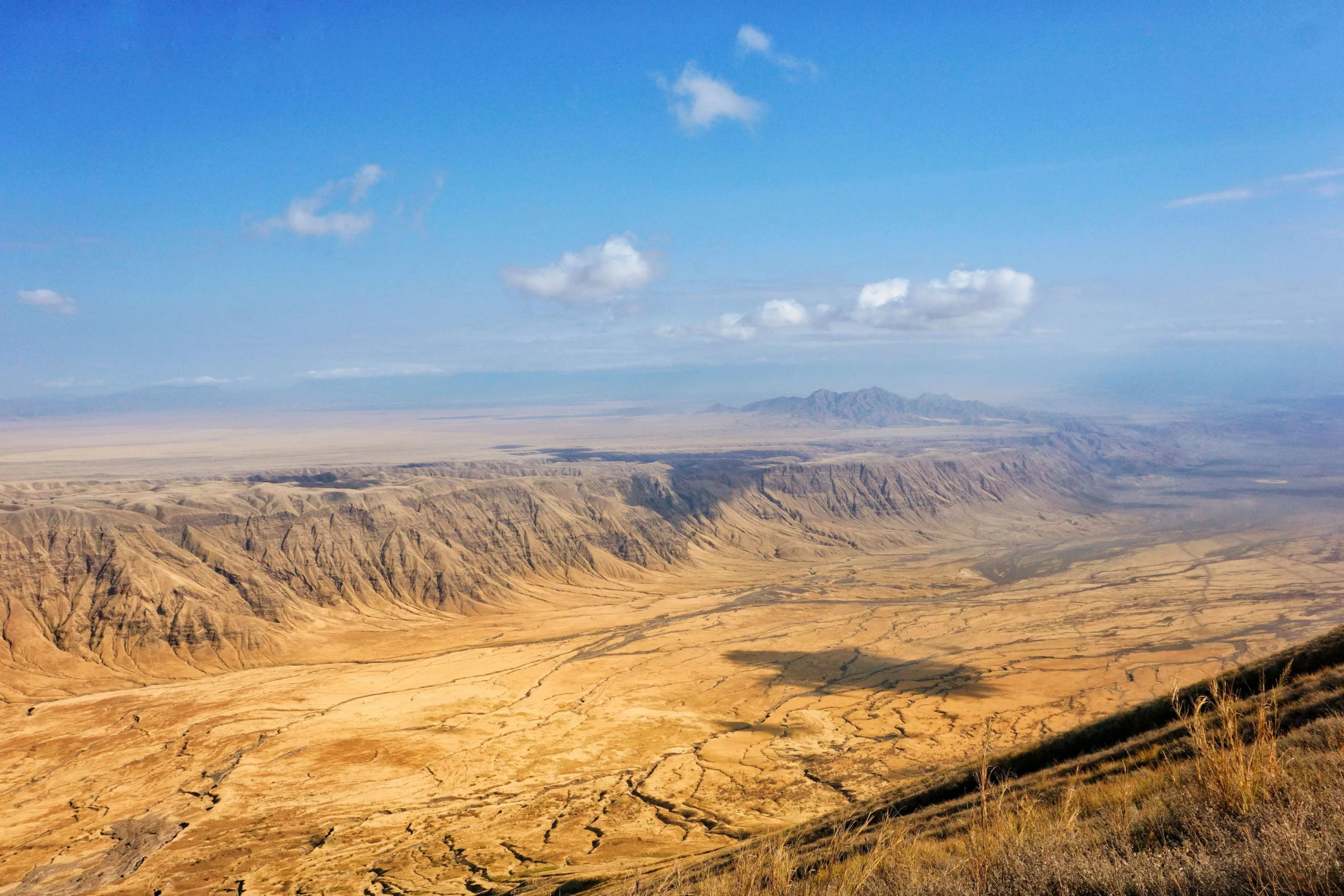 View of the rift valley from Ol Doinyo Lengai