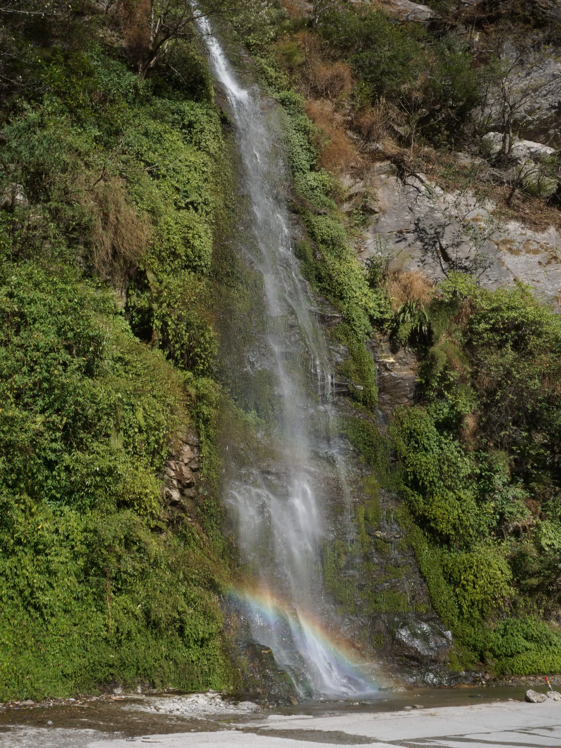 Waterfall on the way to Thimphu