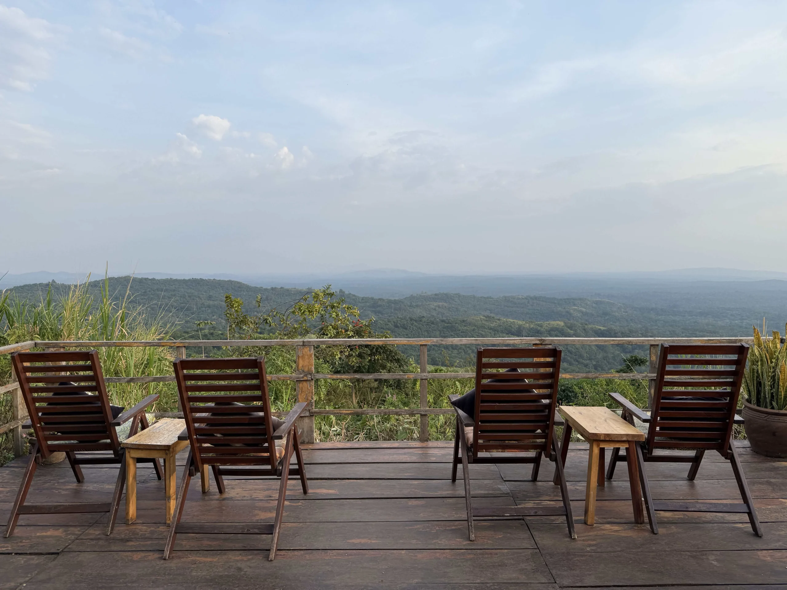 View of Kibale forest from Isunga Lodge